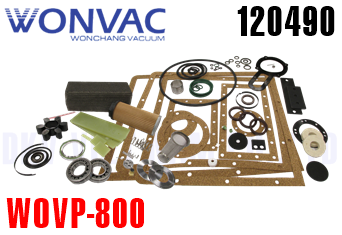 Bộ Gasket kit bơm chân không WonVac 120490