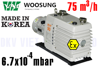 Bơm chân không chống cháy nổ Woosung MVP90 Ex