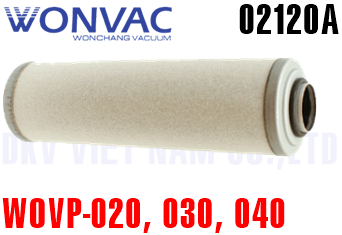 Lọc tách dầu bơm chân không WonVac 02120A