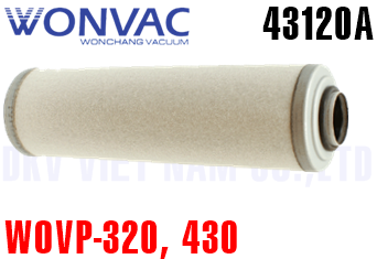 Lọc tách dầu bơm chân không WonVac 43120A