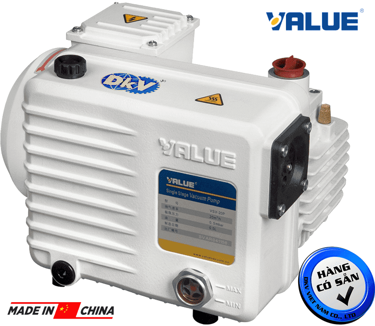 Bơm chân không Value VSV-20, Value Oil Lubricated Rotary Vane Vacuum Pumps VSV-20