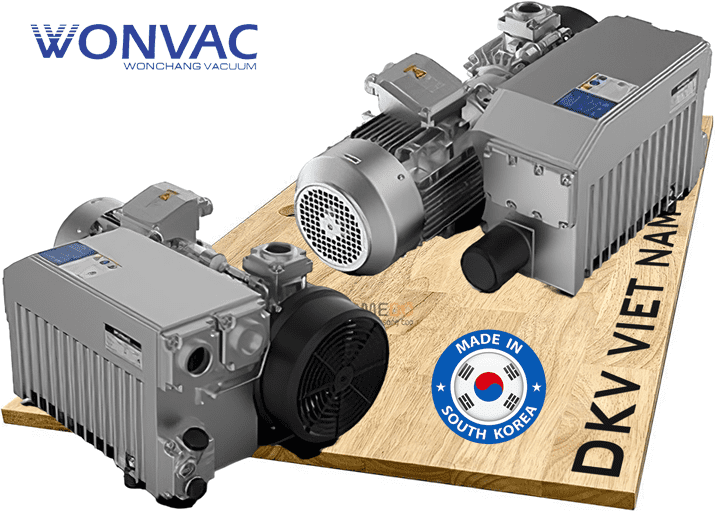 bom chan khong wonvac wovp-0120, wonvac oil lubricated rotary vane vacuum pumps wovp-0120