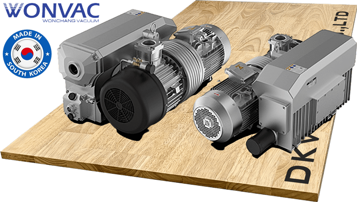 Bơm chân không Wonvac WOVP-0350, Wonvac Oil Lubricated Rotary Vane Vacuum Pumps WOVP-0350