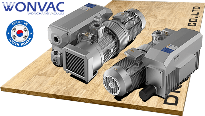 Bơm chân không Wonvac WOVP-0500, Wonvac Oil Lubricated Rotary Vane Vacuum Pumps WOVP-0500