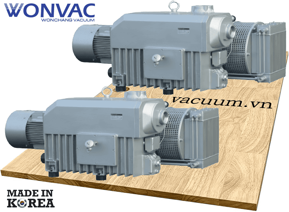 bom chan khong wonvac wovp-1200, wonvac oil lubricated rotary vane vacuum pumps wovp-1200