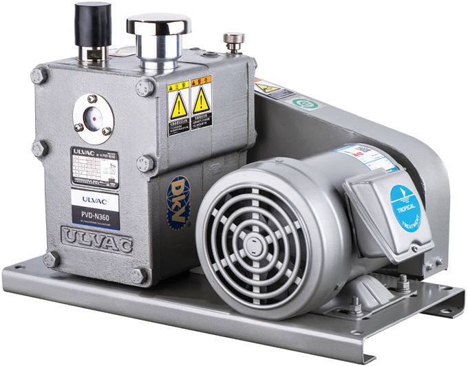 Bơm chân không dẫn động bằng dây đai Ulvac PVD-N180-1, Ulvac belt type rotary vane vacuum pumps PVD-N180-1