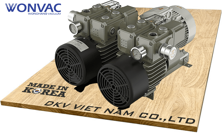 Bơm chân không khô Wonvac WBS-60A, Wonvac dry rotary vanes vacuum pumps WBS-60A