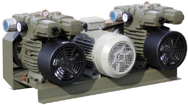 Bơm chân không khô Wonvac WBS-90B, Wonvac dry rotary vanes vacuum pumps WBS-90B