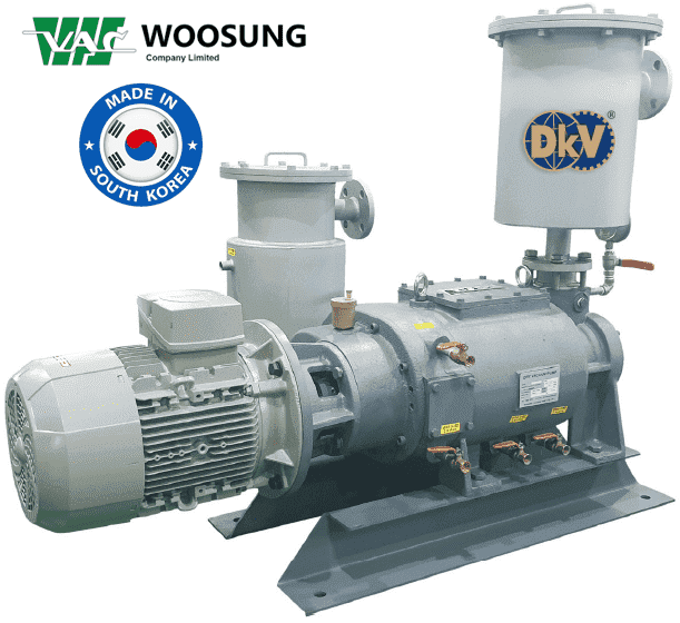 Bơm chân không khô trục vít Woosung TDP400, Woosung dry screw vacuum pumps TDP400