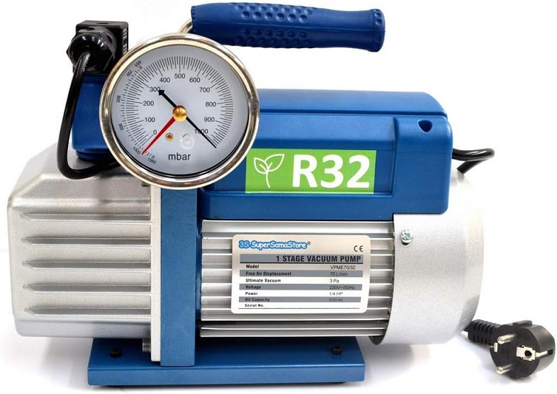 Bơm chân không mini VP135-SV-R32, Oil Lubricated Rotary Vane Vacuum Pumps VP135-SV-R32