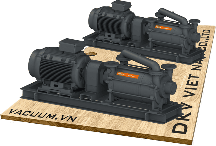Bơm chân không vòng nước Busch Dolphin LB 1507 A, Busch liquid ring vacuum pump Dolphin LB 1507 A