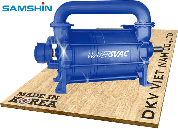 Bơm chân không vòng nước Samshin SDH33400, Samshin liquid ring vacuum pump SDH33400