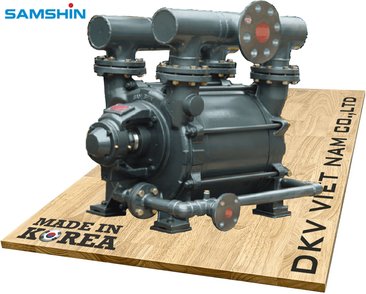 Bơm chân không vòng nước Samshin SSH10280, Samshin liquid ring vacuum pump SSH10280