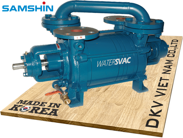 Bơm chân không vòng nước Samshin SW250DS, Samshin liquid ring vacuum pump SW250DS
